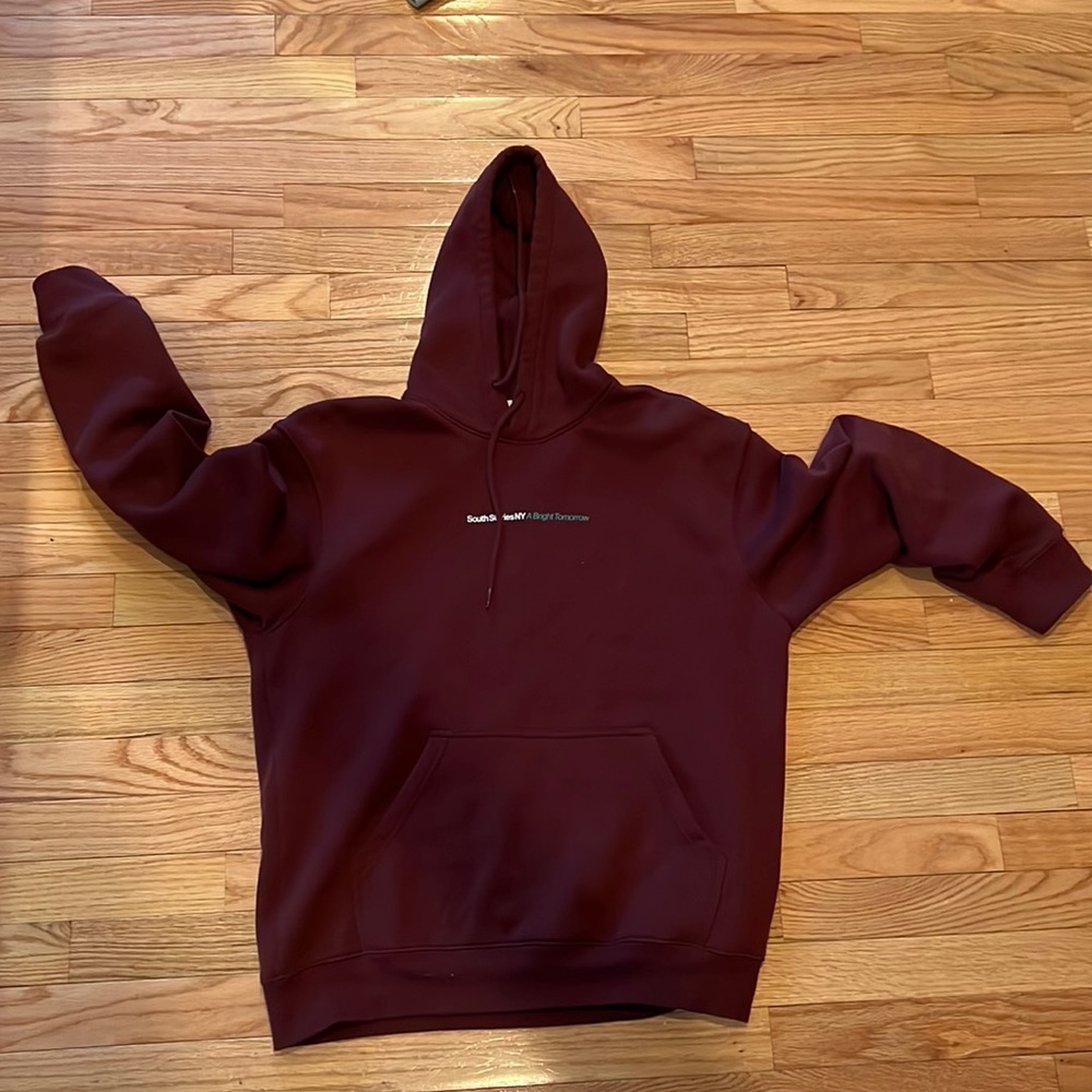 H&M Hoodie M Dark Red
